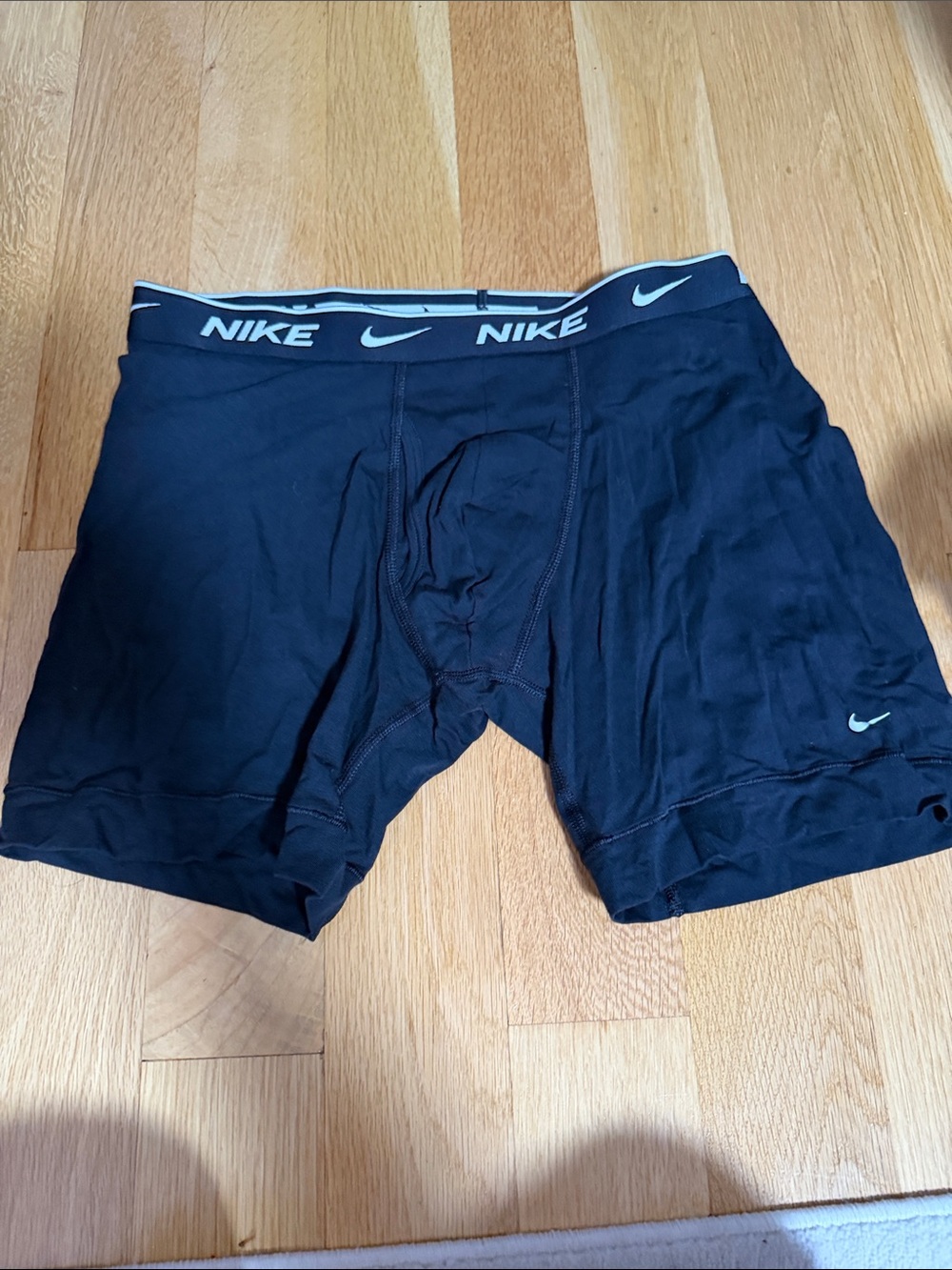Nike Black Boxer Briefs with White Logo Waistband